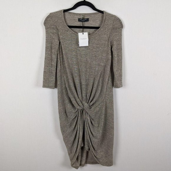 FEW MODA New York comfortable gray twist shirt dre - Picture 4 of 9